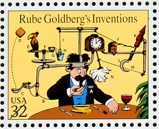  Rube goldberg stamp
